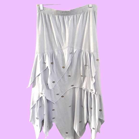 Vintage 90’s Y2K Grunge Fairy Ballet Tinkerbell Maxi Skirt Size Medium - Picture 8 of 8